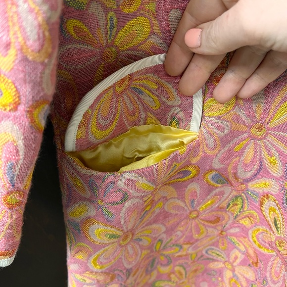 Walter Baker Brocade Daisy Coat Blazer Jacket - Picture 6 of 12